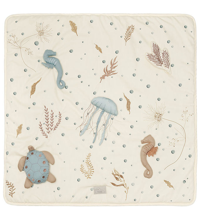 Cam Cam Aktivitetstæppe 80x80 Sea Garden