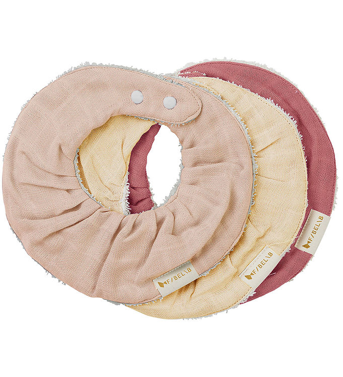 10: Fabelab Savlesmække - Ruffle - 3 Pak - Dusty Rose Mix - Multi Co