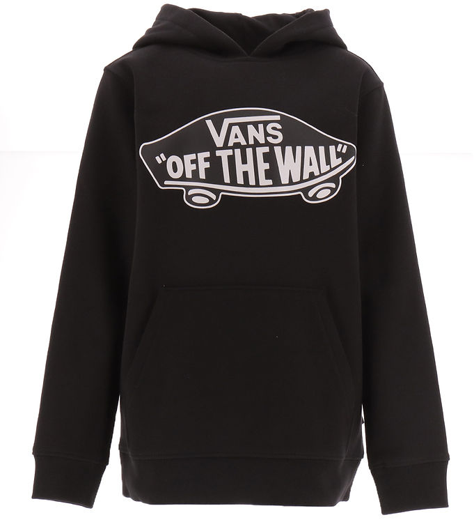 Vans Hættetrøje Sort M. Hvid