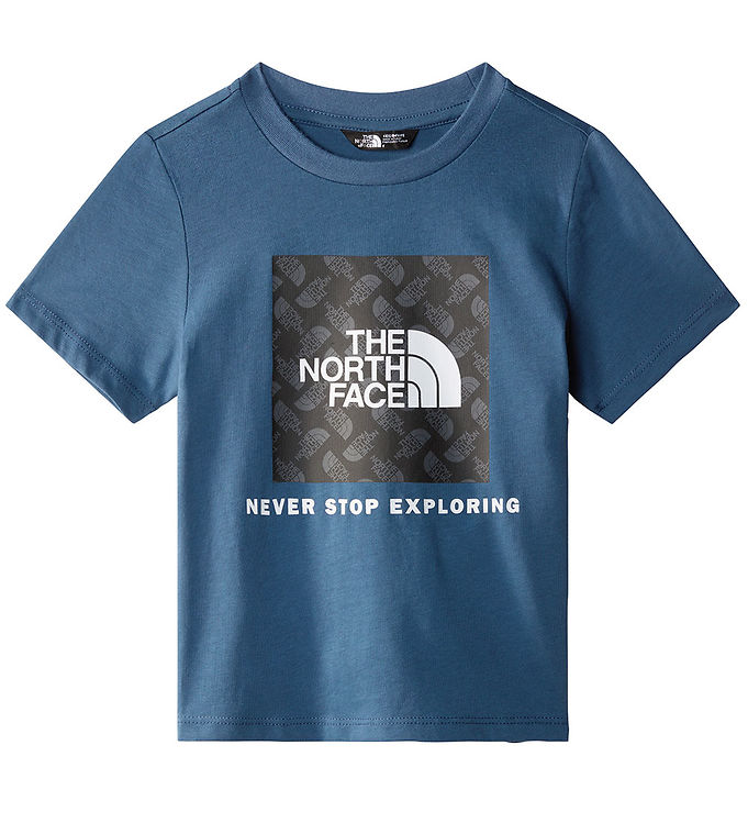 8: The North Face T-shirt - Lifestyle Graphic - Shady Blue