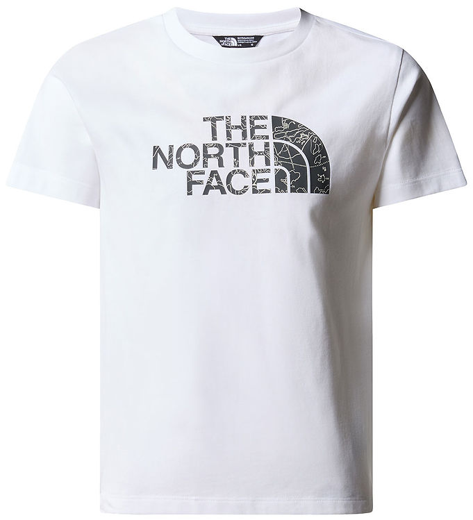 9: The North Face T-shirt - Easy - White/Asphalt Grey