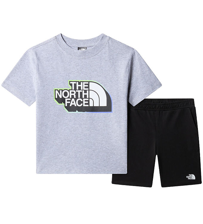 The North Face Shortssæt T Shirt/shorts Light Grey Heather/s