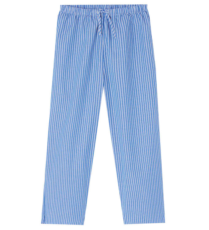 American Vintage Bukser Rayures Aqua Stripes