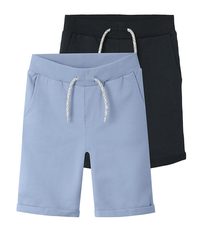 8: Name It Sweatshorts - NkmVermo - 2-pak - Chambray Blue