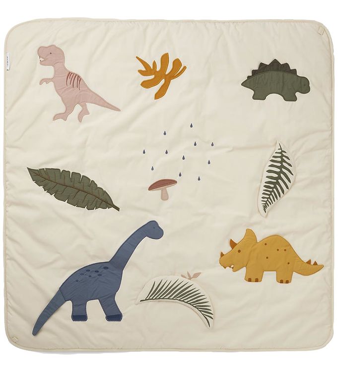 Liewood Aktivitetstæppe – 110×110 cm – Glenn – Dino Mix