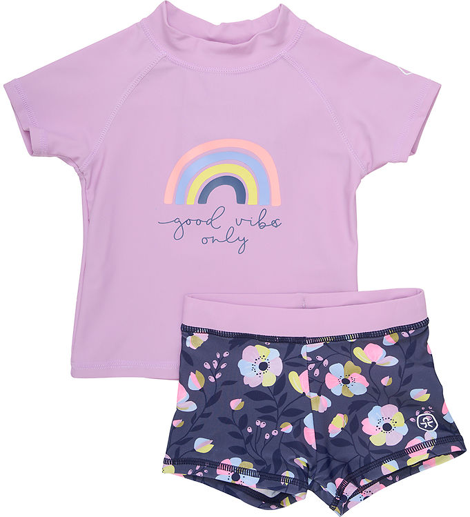 7: Baby T-shirt sæt ss - Lavender Mist - 80