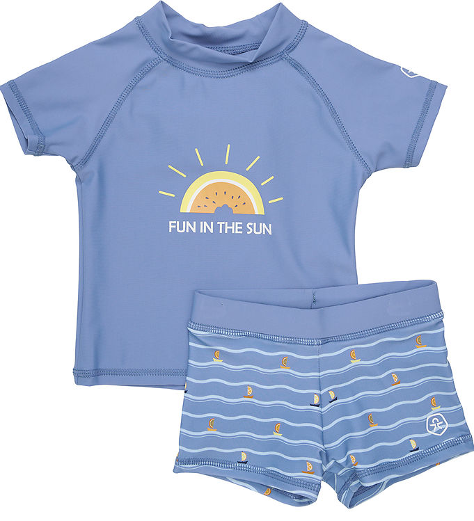 Color Kids Badebluse - Coronet Blue