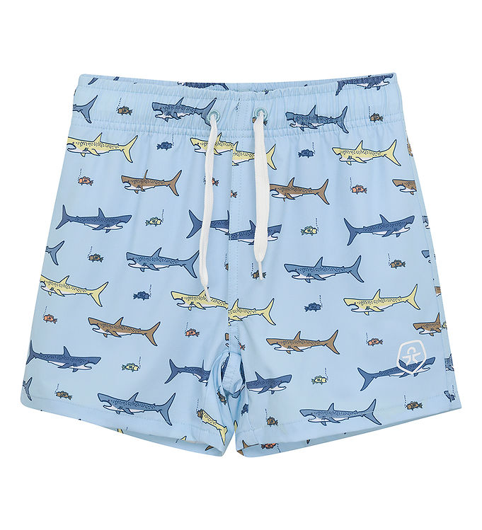 12: Color Kids Badeshorts - Cerulean