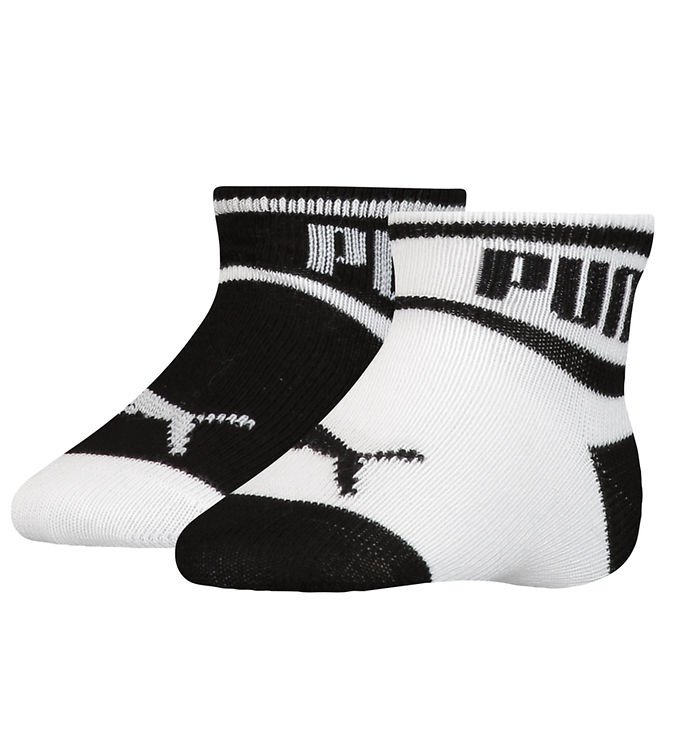 Puma Strømper - 2-pak - Wording - Black/White