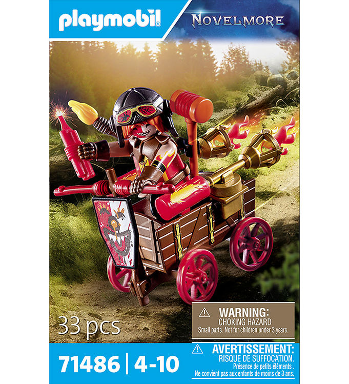 #3 - Playmobil Novelmore - Kahbooms Racerbil - 33 Dele - 71486