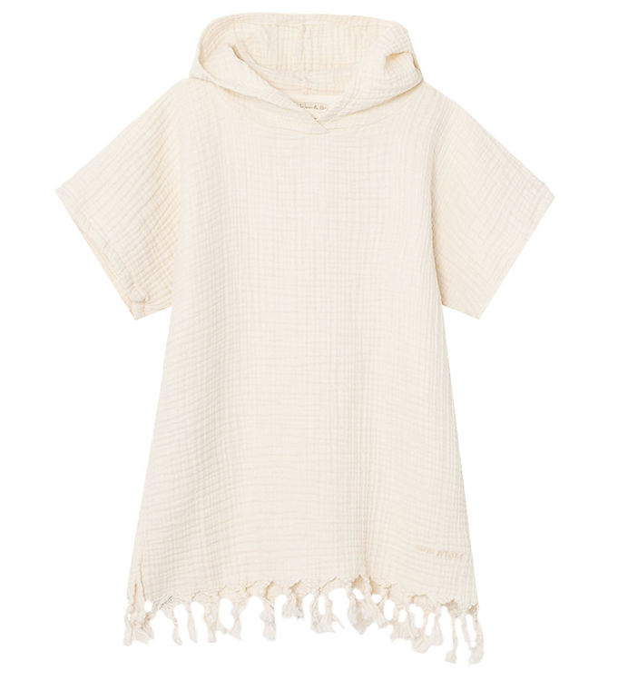 #3 - Mini A Ture Badeponcho - Cansu - Papyrus White