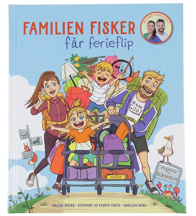 Billede af Alvilda Bog - Familien Fisker Får Ferieflip - Dansk