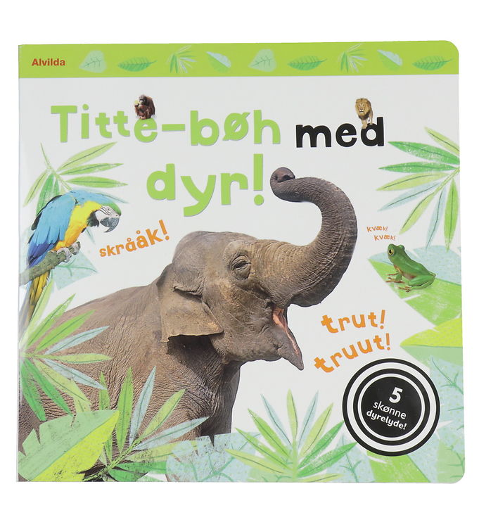 Alvilda Bog m. Lyd - Titte-bøh Med Dyr Dansk unisex