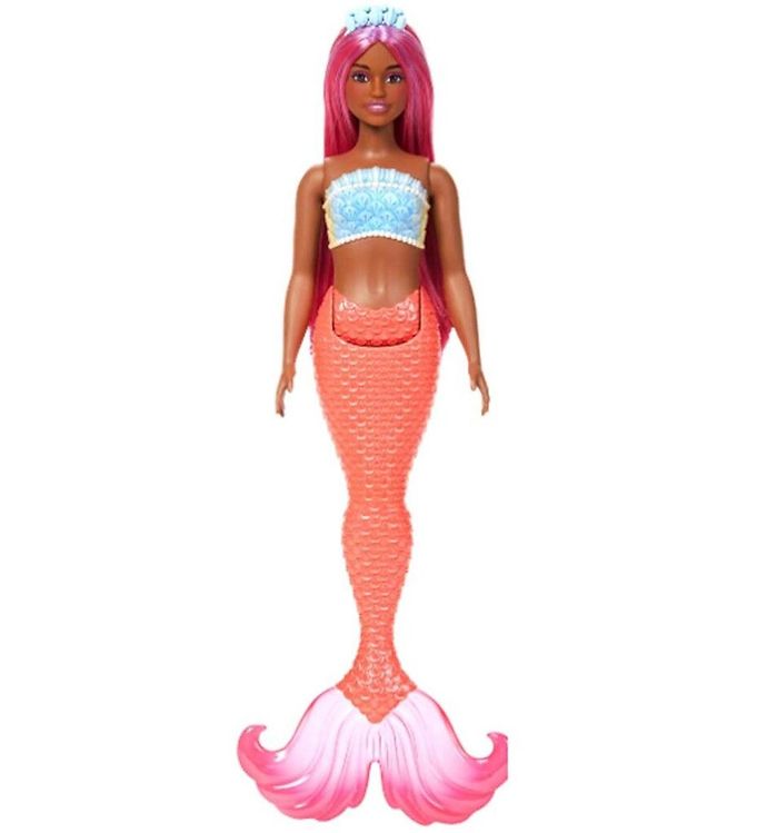 Billede af Barbie Dukke - 30 cm - Core - Havfrue - Dark Coral