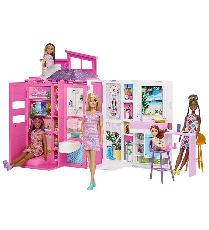 6: BarbieÂ® Getaway House Doll and Playset