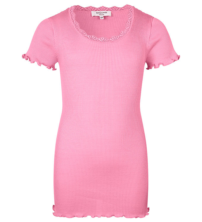 11: Rosemunde T-Shirt - Silke/Bomuld - Dolly Pink