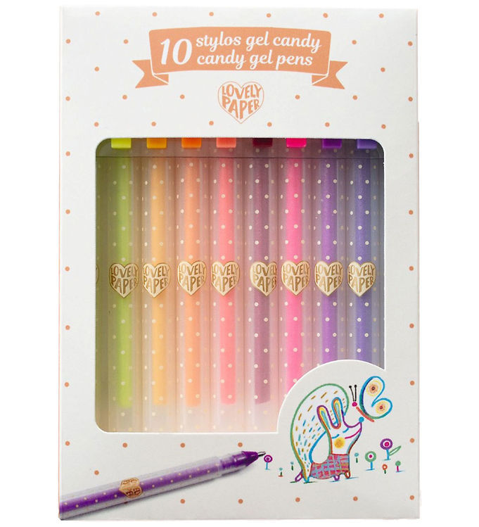 Billede af Djeco Kuglepenne - 10 stk. - Candy Gel