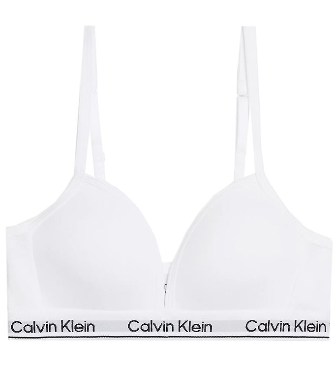 Calvin Klein BH u. Bøjle - Triangle - Classic White