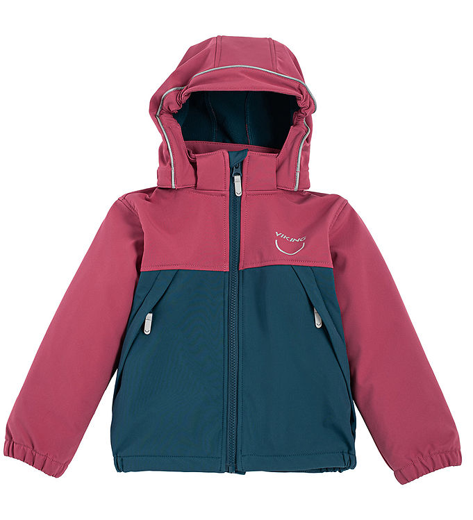 Viking Softshelljakke Fleece Play Plum Navy