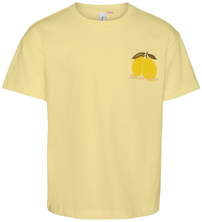 13: Vero Moda Girl T-shirt - VmLemon Kelly - Mellow Yellow/Lemon Ces