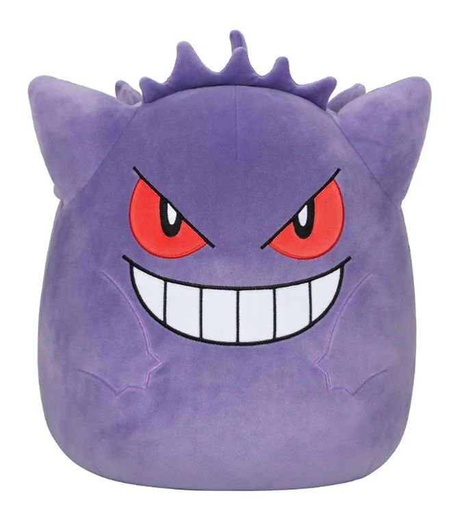 Squishmallows Bamse - 25 cm - Pokémon Gengar