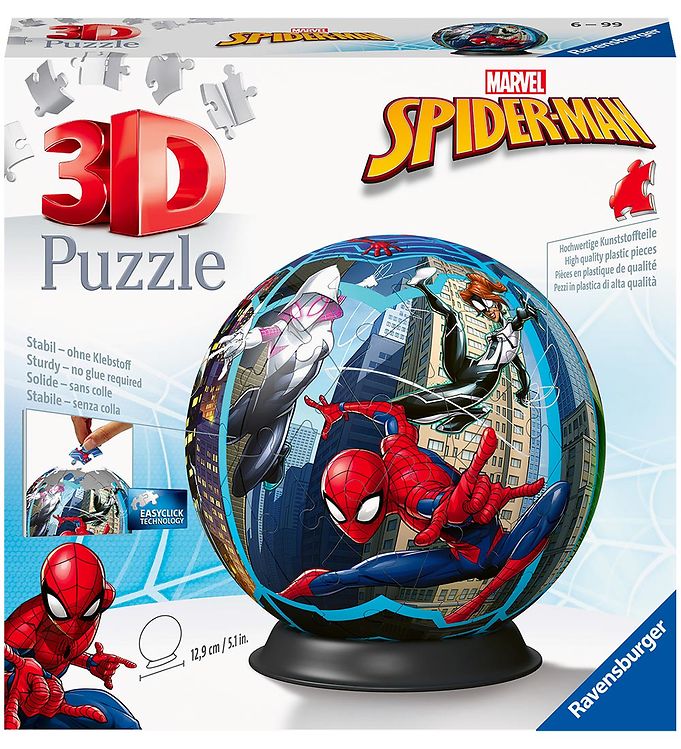 Ravensburger 3D Puslespil - 72 Brikker Spider-Man unisex