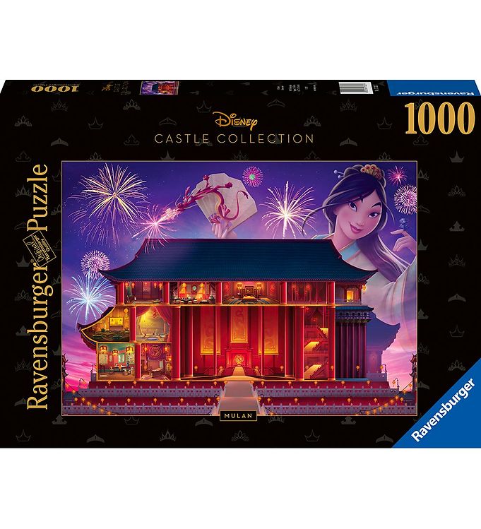 Ravensburger Puslespil - 1000 Brikker - Disney Castles Mulan