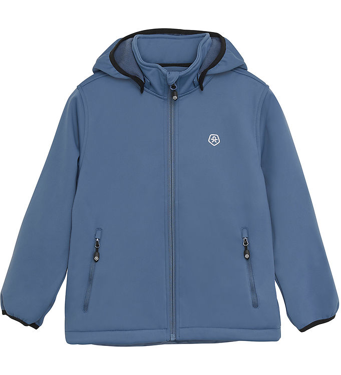 Coler Kids Softshelljakke m. Fleece - Vintage Indigo