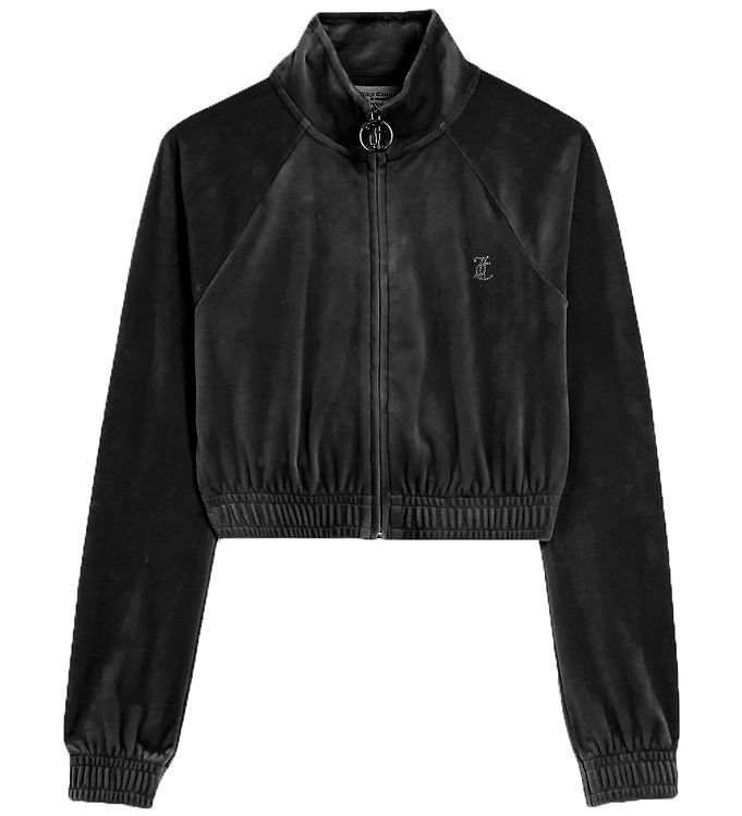 Juicy Couture Cardigan Tasha Velour Sort