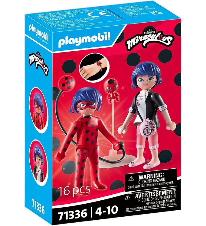 Billede af Playmobil Miraculous - Marinette & Ladybug - 16 Dele - 71336