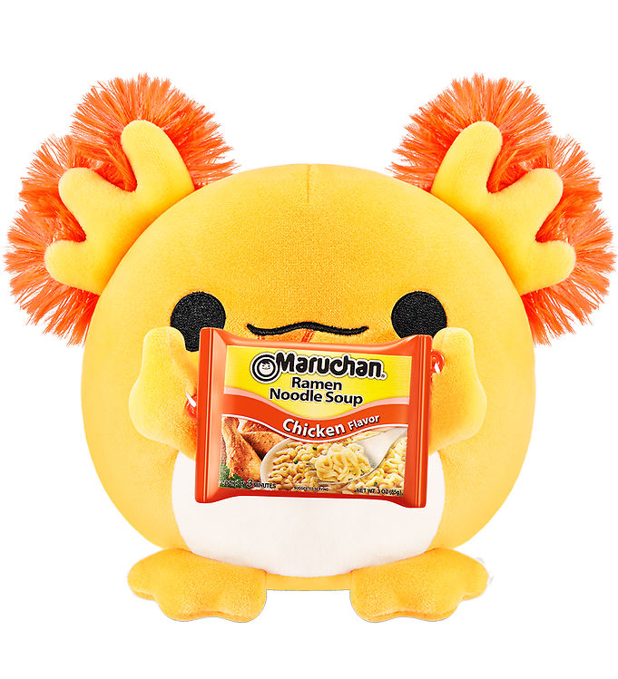 Snackles Bamse 35 Cm Axolotlen Albie M. Maruchan Ramen Noodl