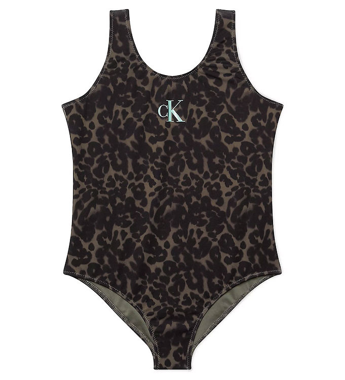 Billede af Calvin Klein Badedragt - Leopard Olive Aop