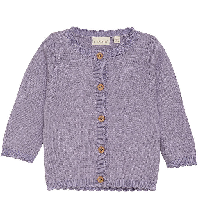 7: Fixoni Cardigan - Knit - Lavender Gray