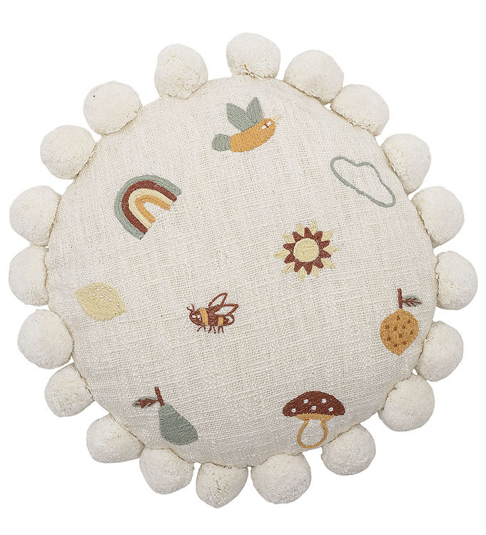 Bloomingville Pude Ø40 Cm Agnes Pude Natur