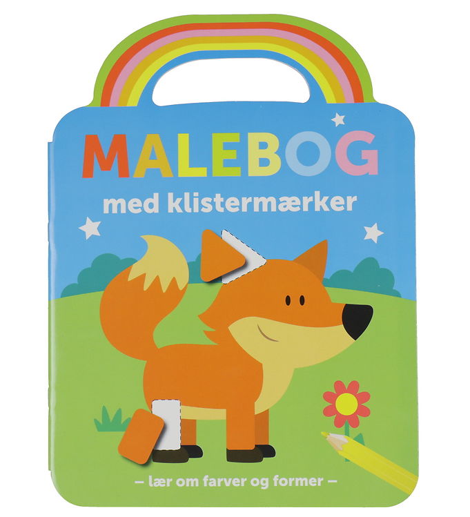 Forlaget Bolden Malebog m. Klistermærker - Ræv