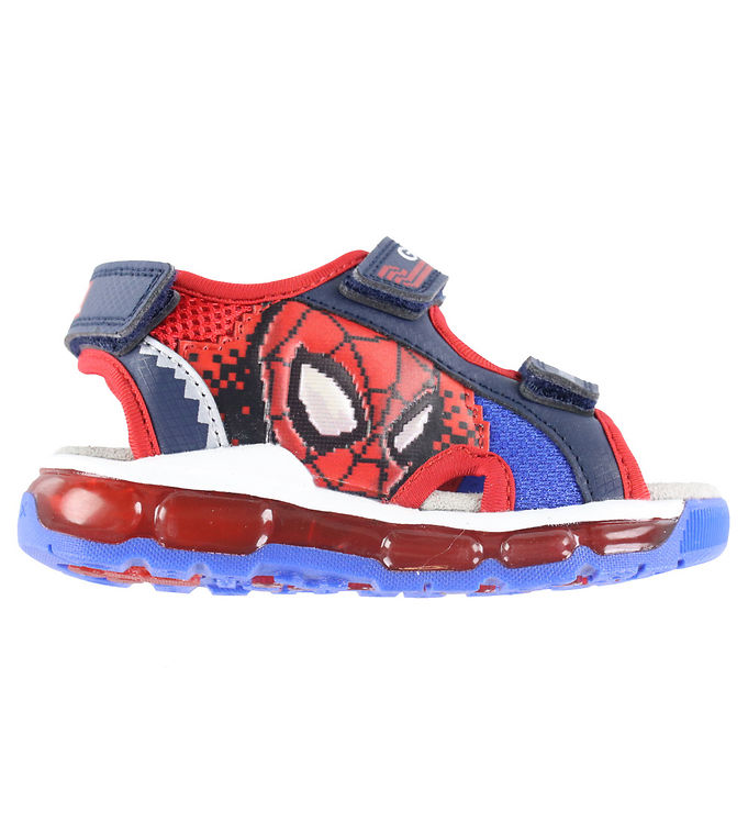 Geox Sandaler m. Lys - Android Marvel Spider-Man Navy/Red male