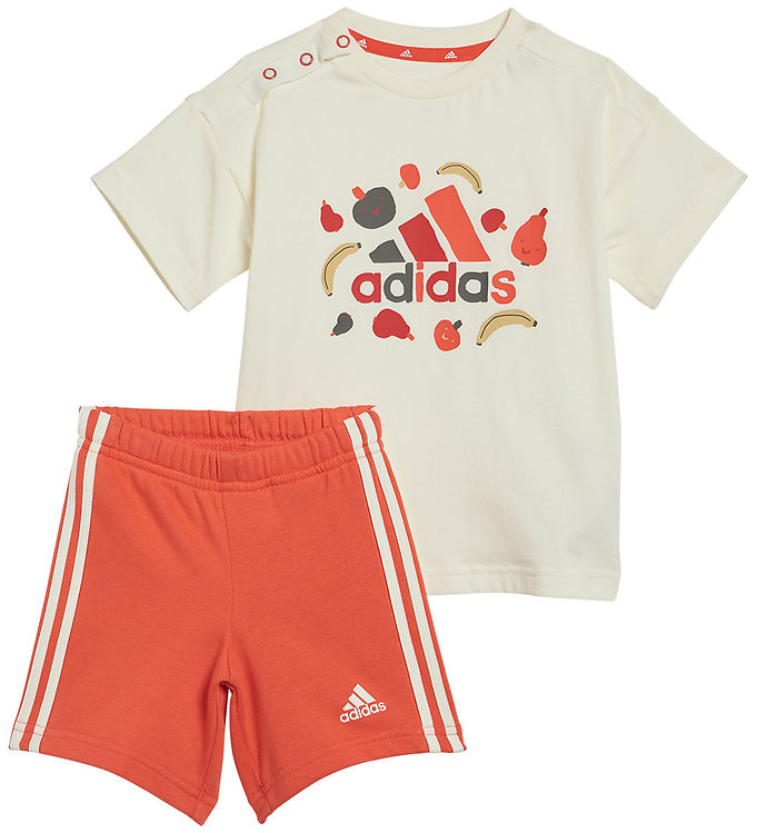 Adidas Performance Shortssæt Fruit Hvid Rød