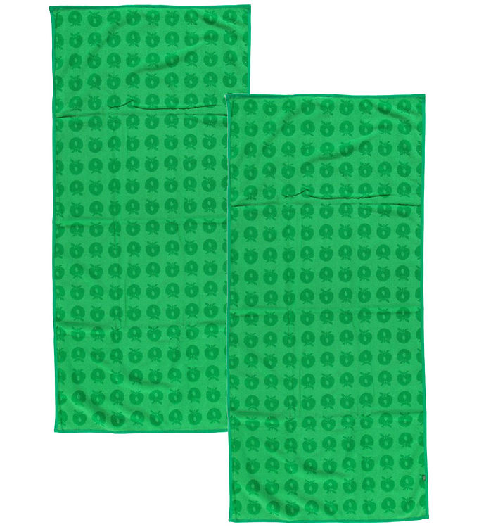 Småfolk Håndklæde - 2-pak - 70 x 140 - Apple Green