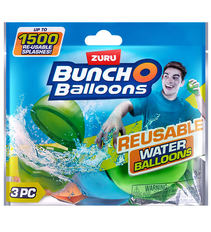 Bunch O Balloons Vandlegetøj - Genbrugelige Vandballoner - 3 stk
