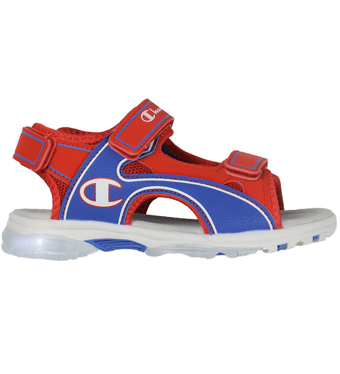 Champion Sandaler m. Lys - Wave B PS - Blå/Rød