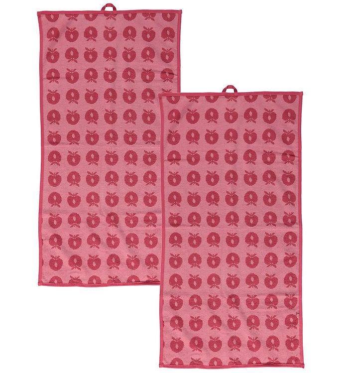 Småfolk Håndklæde - 2-pak - 50x100 - Sea Pink