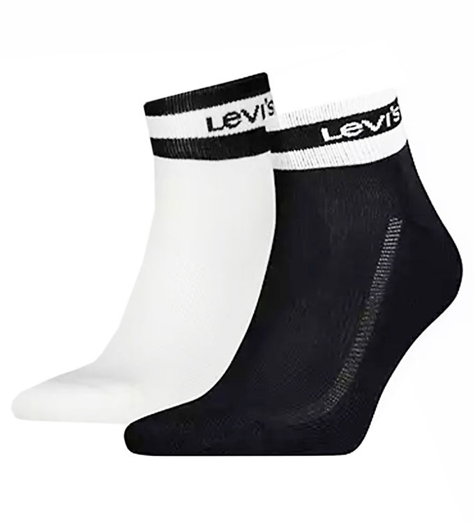 Levis Ankelstrømper Pak Sort Hvid
