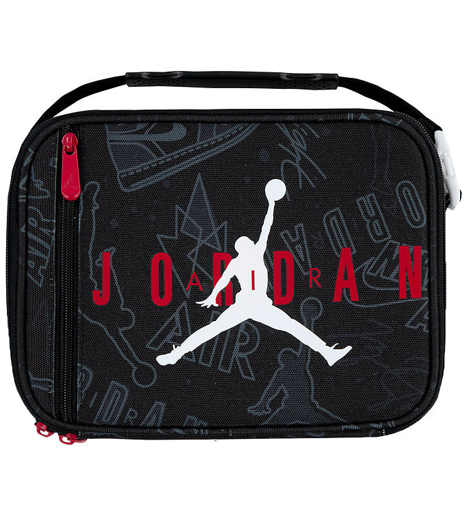 Jordan Madkasse – Lunch Box – Black/Gym Red/White