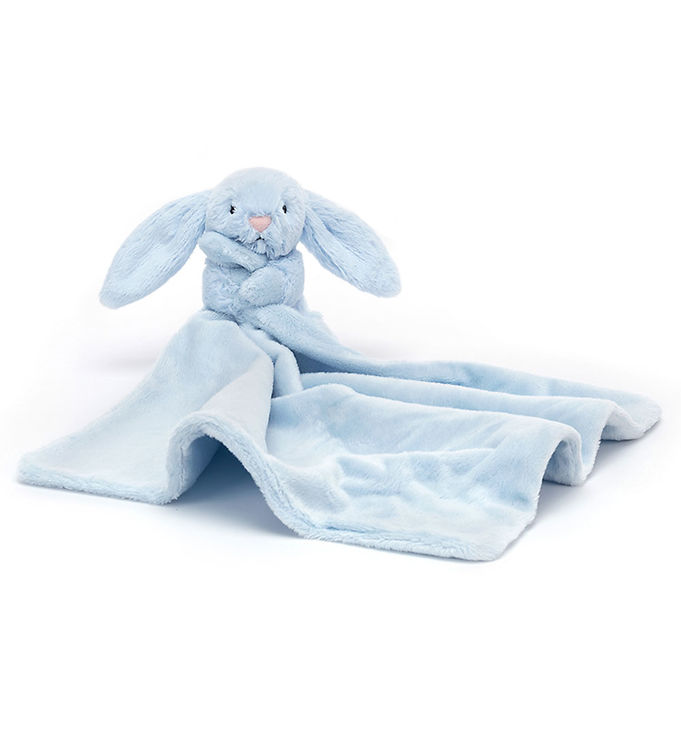 Jellycat Nusseklud - 34x34 cm Bashful Bunny Baby Blue unisex