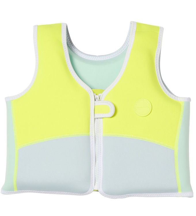 SunnyLife Svømmevest - 3-6 År - Neon Yellow