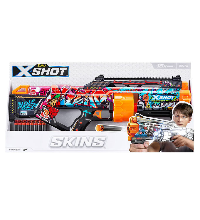 X-SHOT Skumgevær - Skins: Last Stand Grafitti unisex