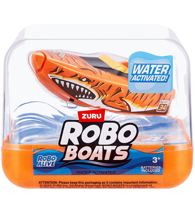 Robo Alive Badelegetøj - Robo Boats - Orange