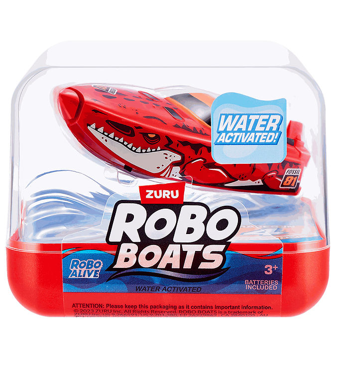 Robo Alive Badelegetøj - Robo Boats - Rød