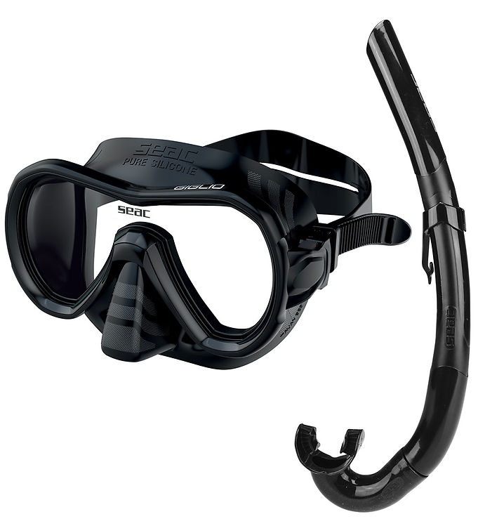 Seac Snorkelsæt - Giglio - Sort