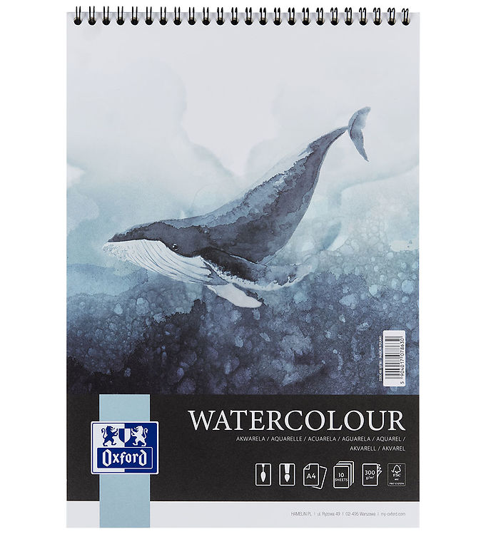 Oxford Skitseblok Creative Pad Watercolour
